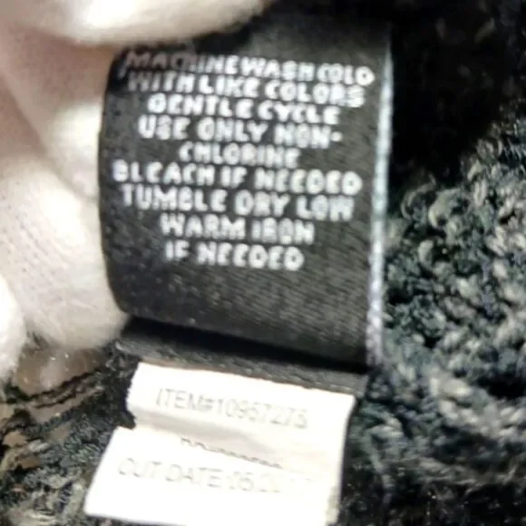 Torrid Gray Ladder Pointelle Knit Sweater Women's 3X. 3/4 Sleeves Scoop Neckline - Picture 8 of 14